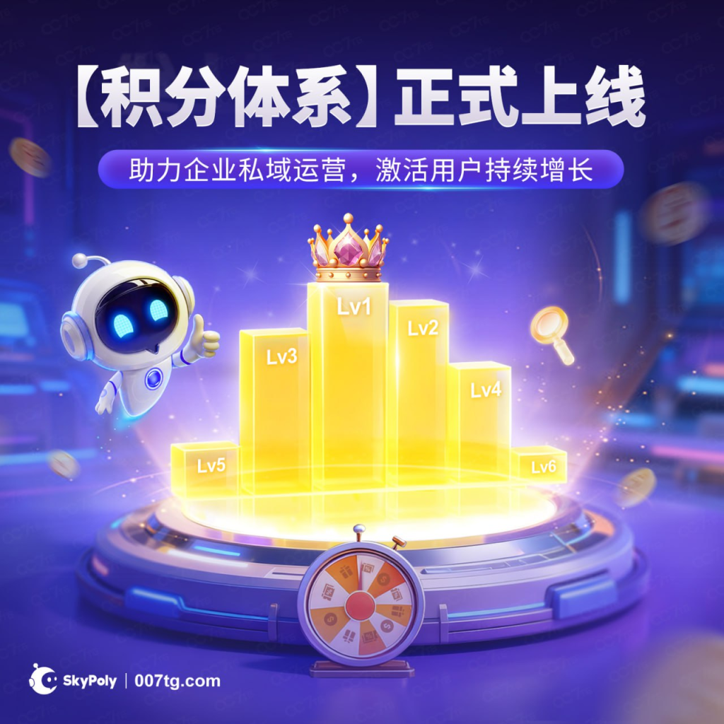 积分体系上线海报